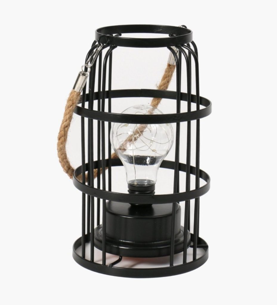 Cage LED Lantern