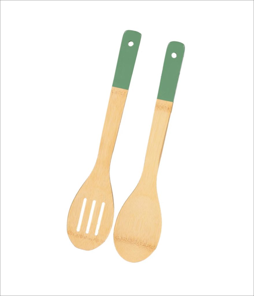 Bamboo Salad Serving Set
